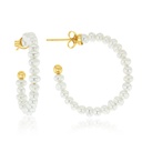 9Y FRESHWATER PEARL STUD HOOP