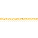 9CT SILVER FILLED HAMMERED ROUND CABLE 8.7MM