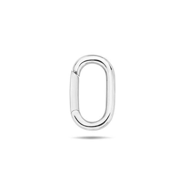 SS 10.7MM ROUNDED OVAL ENHANCER CLIP