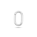 SS 10.7MM ROUNDED OVAL ENHANCER CLIP
