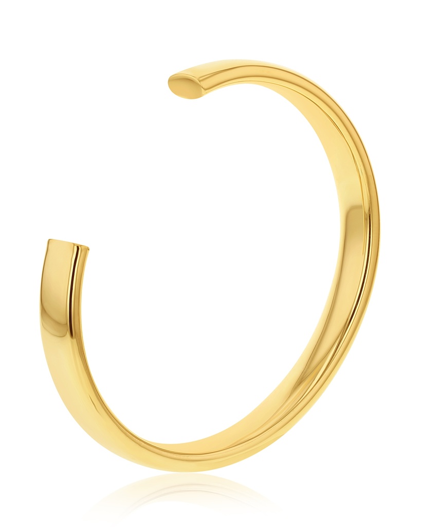 SOLID THICK COMFORT FIT 9MM CUFF BANGLE