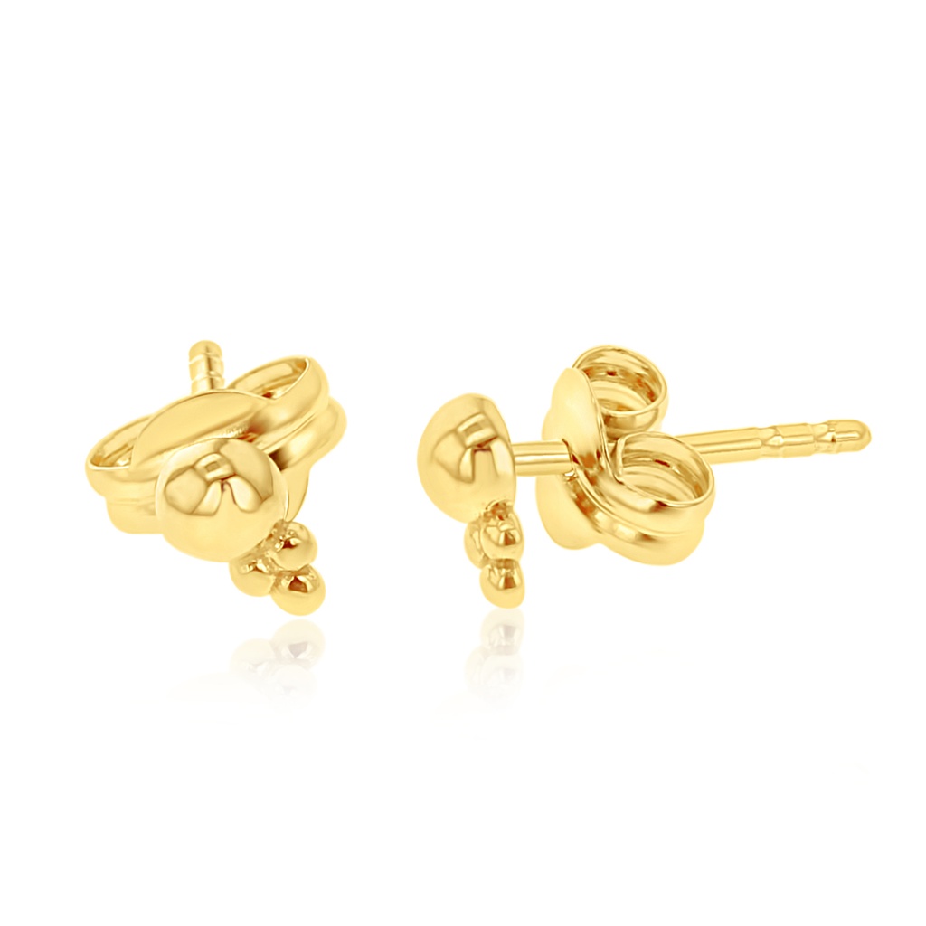 ### 9Y PETITE MULTI DOT CLUSTER STUD EARRING