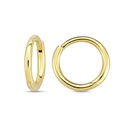 9Y SMALL PLAIN WIRE HUGGIE 8MM