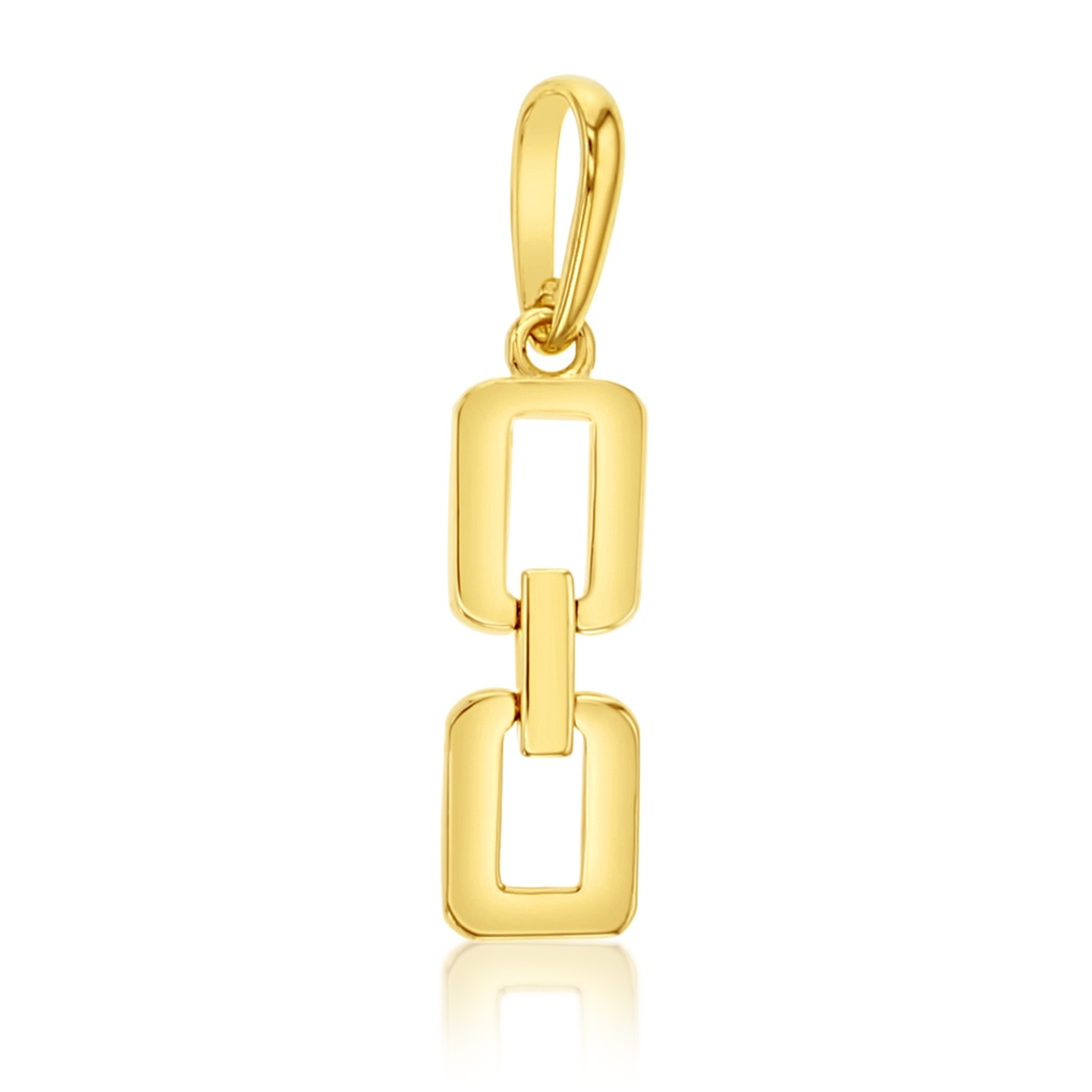 ### 9Y FLAT CHAIN LINK PENDANT