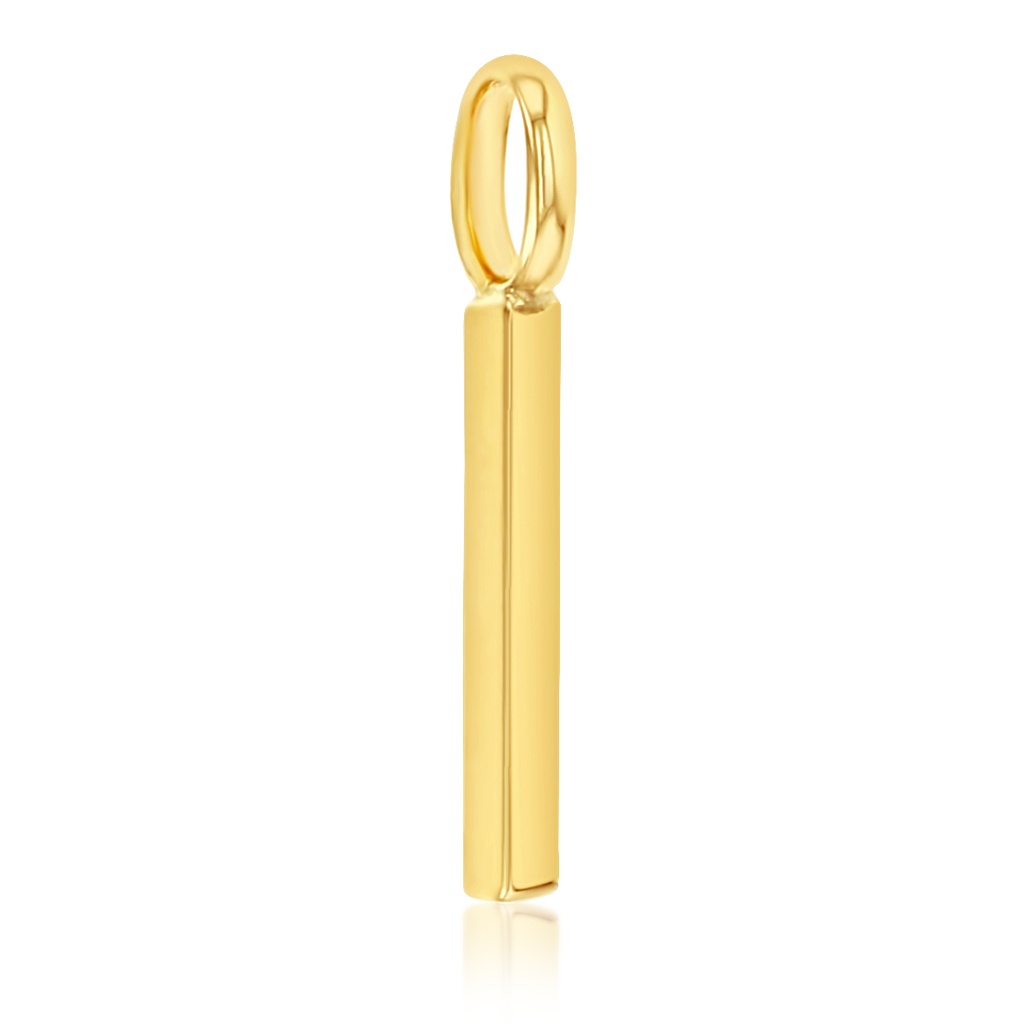 9Y PLAIN BAR DROP PENDANT