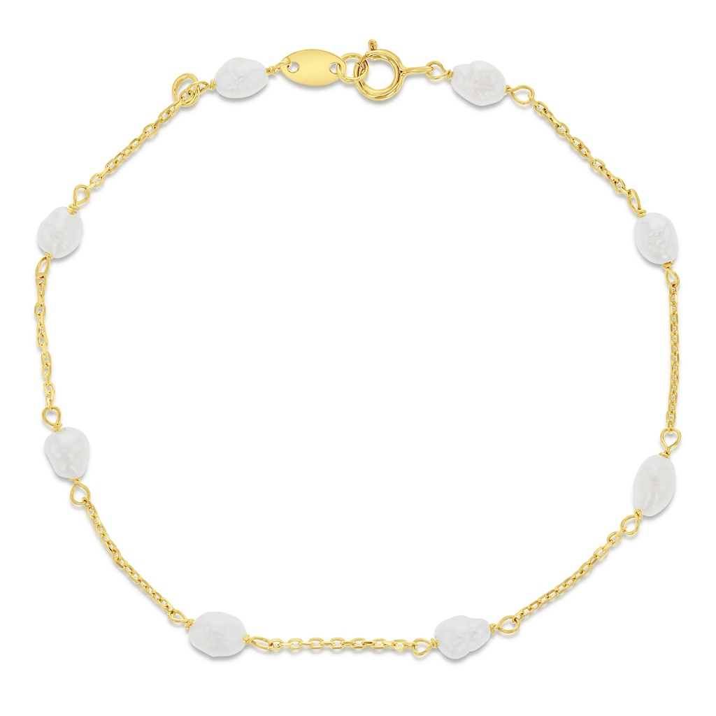 9Y MULTI BAROQUE PEARL BRACELET