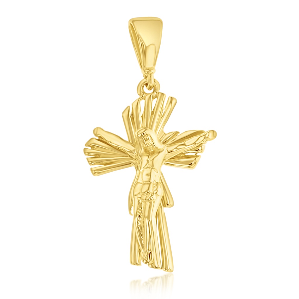 9Y CRUCIFIX STICK STYLE CROSS