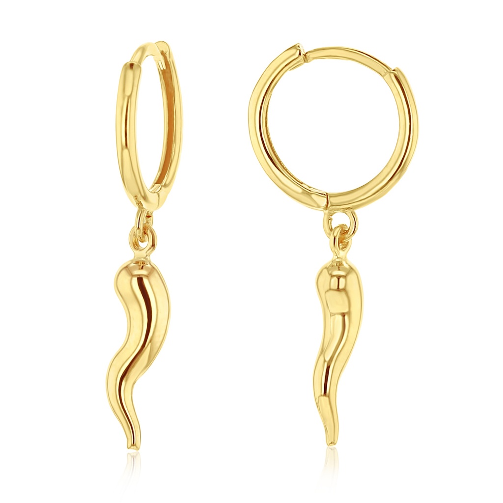 9Y MINI HORN DROP HUGGIE