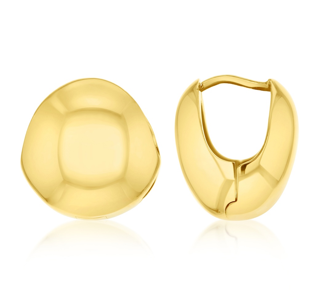 9Y LARGE PLAIN BUTTON CLAM HUGGIE