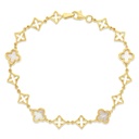 9Y MULTI CLOVER M.O.P. BRACELET