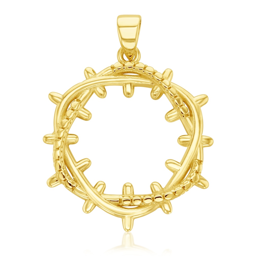 ## 9Y CROWN OF THORNS PENDANT