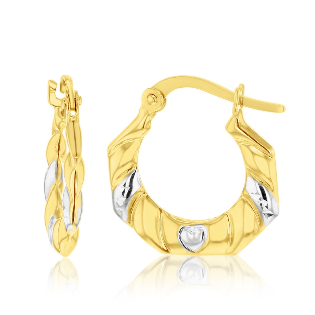 9YW PATTERNED CRESCENT HOOP