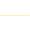 SOLID TRADITIONAL ROPE HAMMERED LINKS 2.2MM WIDE