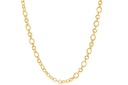 9CT SILVER FILLED FANCY TWIST & PLAIN LINK 7.8MM