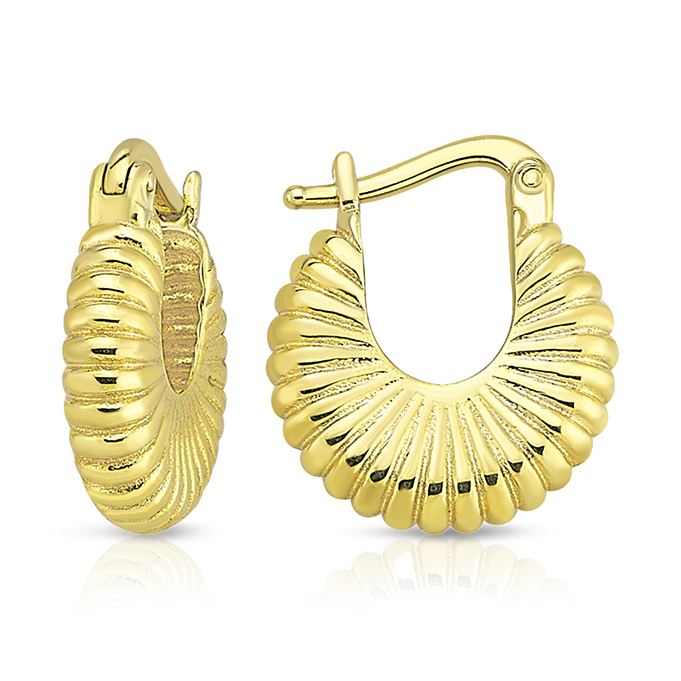 9Y SMALL RIPPLE HOOP