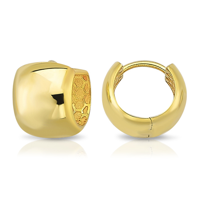 9Y 8MM WIDE THICK HUGGIE