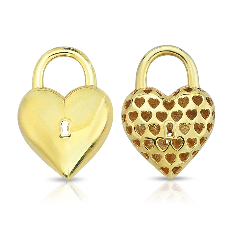 9Y HEART LOCK PENDANT