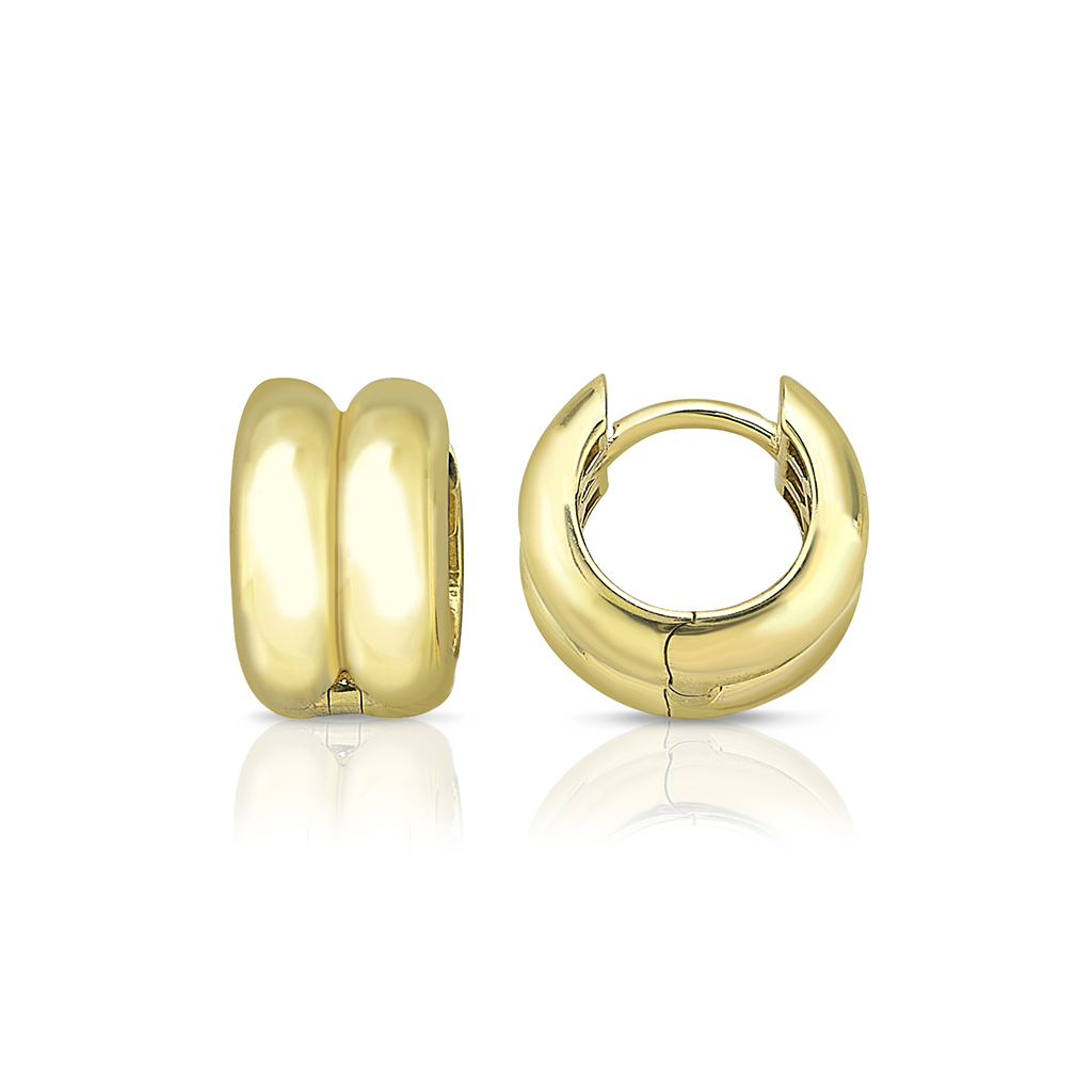 9Y CHUNKY DOUBLE CURVED HOOP