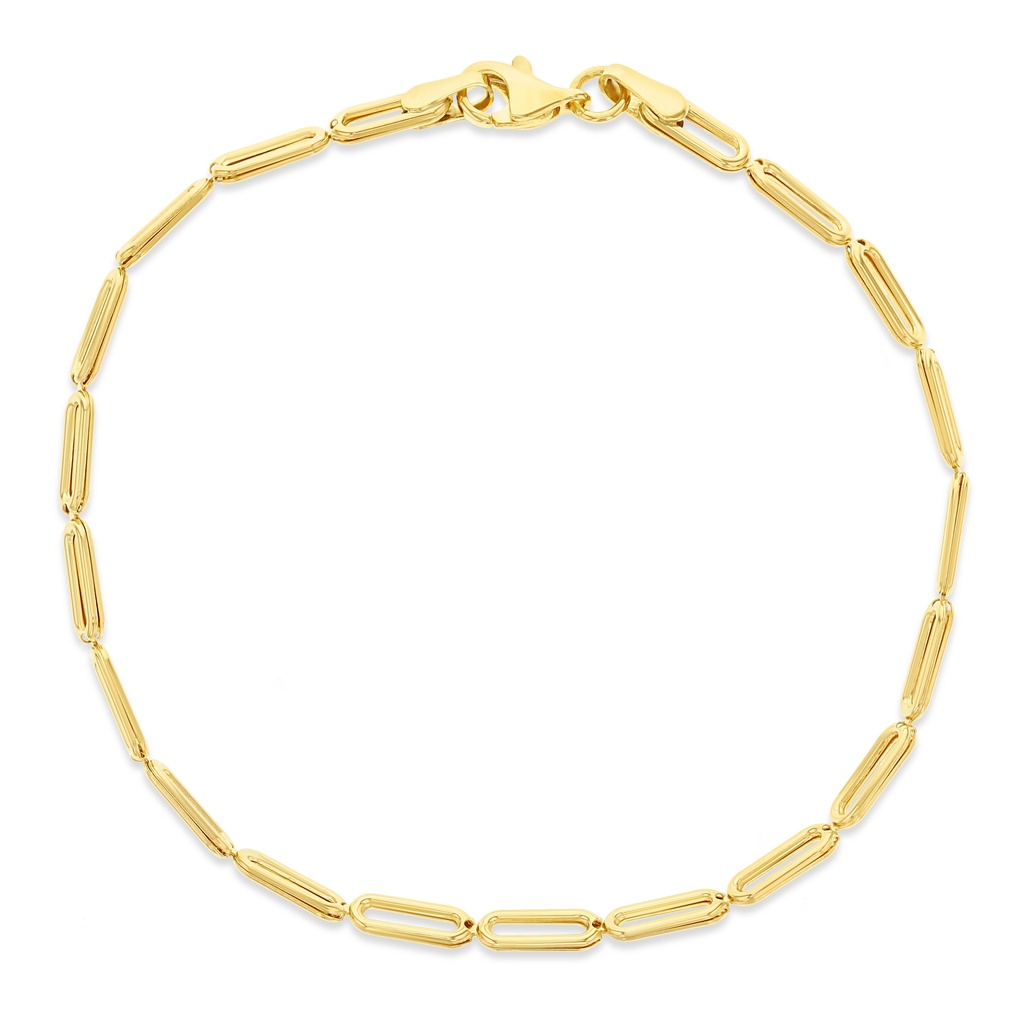 9Y PAPERCLIP LINK BRACELET