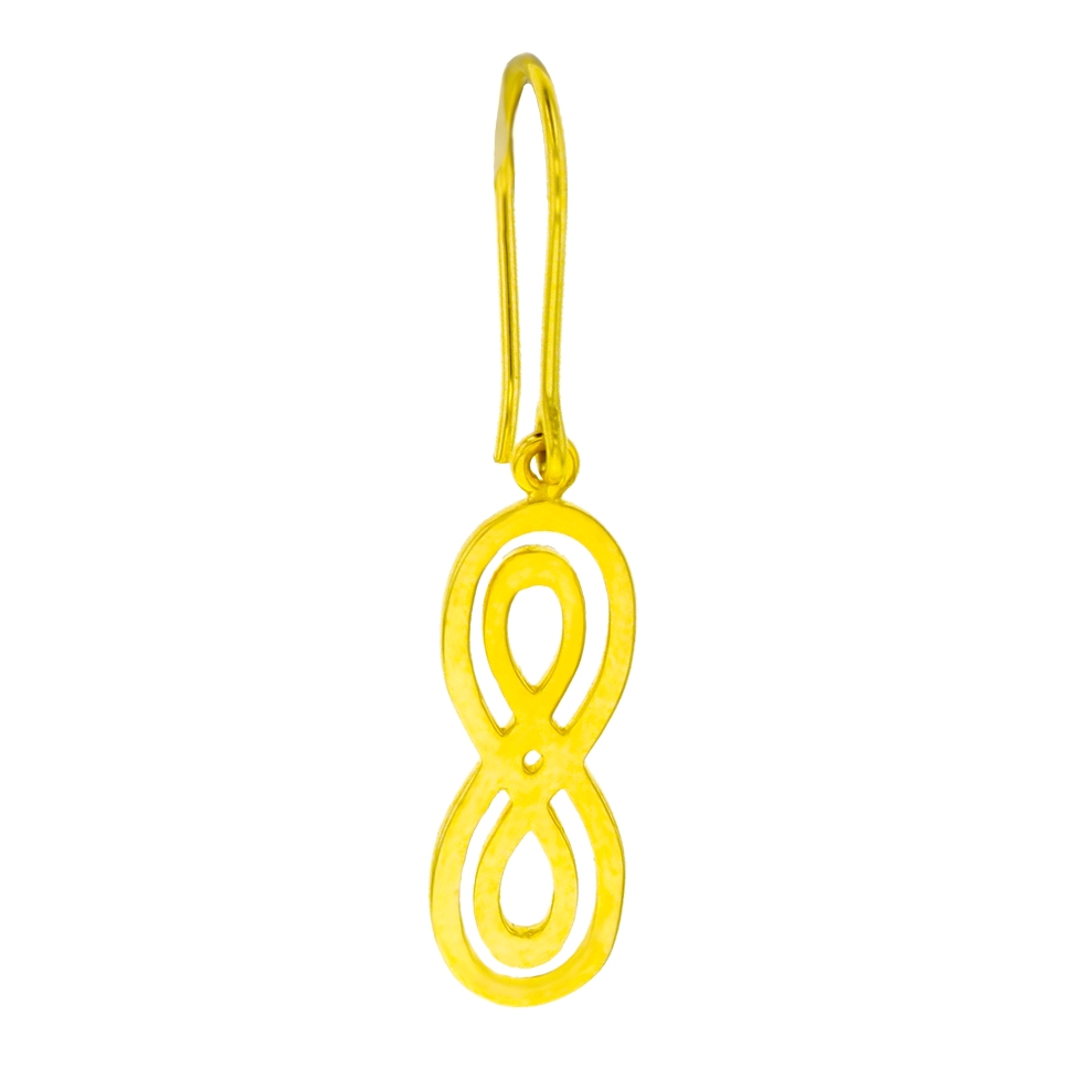 9Y DOUBLE INFINITY EARRING