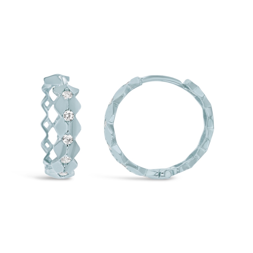 ## 9W 12.5MM CZ DIA CUT HUGGIES