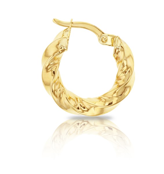 ### 9Y 4MM X 10MM TWIST HOOP