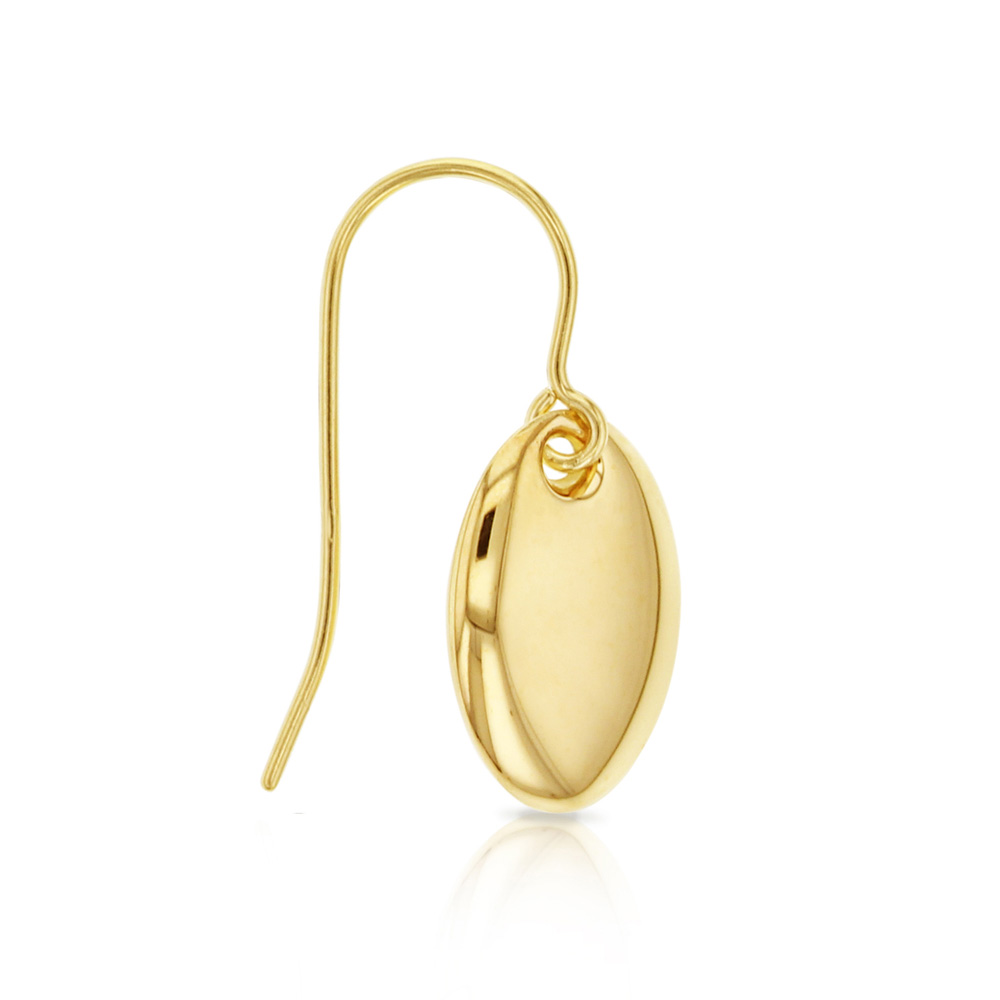 ## 9Y 8.5MM OVAL BEAN DROP