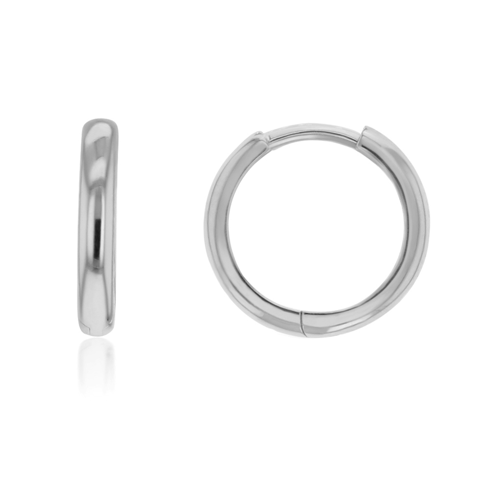 18W PLAIN DOMED HUGGIE 2.3MM X 10MM