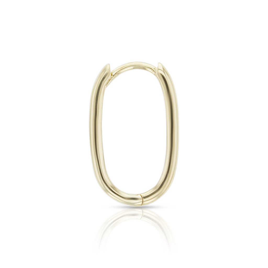 9Y PAPERCLIP 14.5MM OVAL HUGGIE