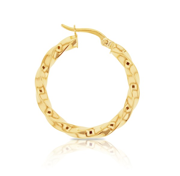 9Y LOOSE 20MM TWIST HOOP