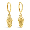 9Y EVIL EYE ON FANCY DISC HUGGIE