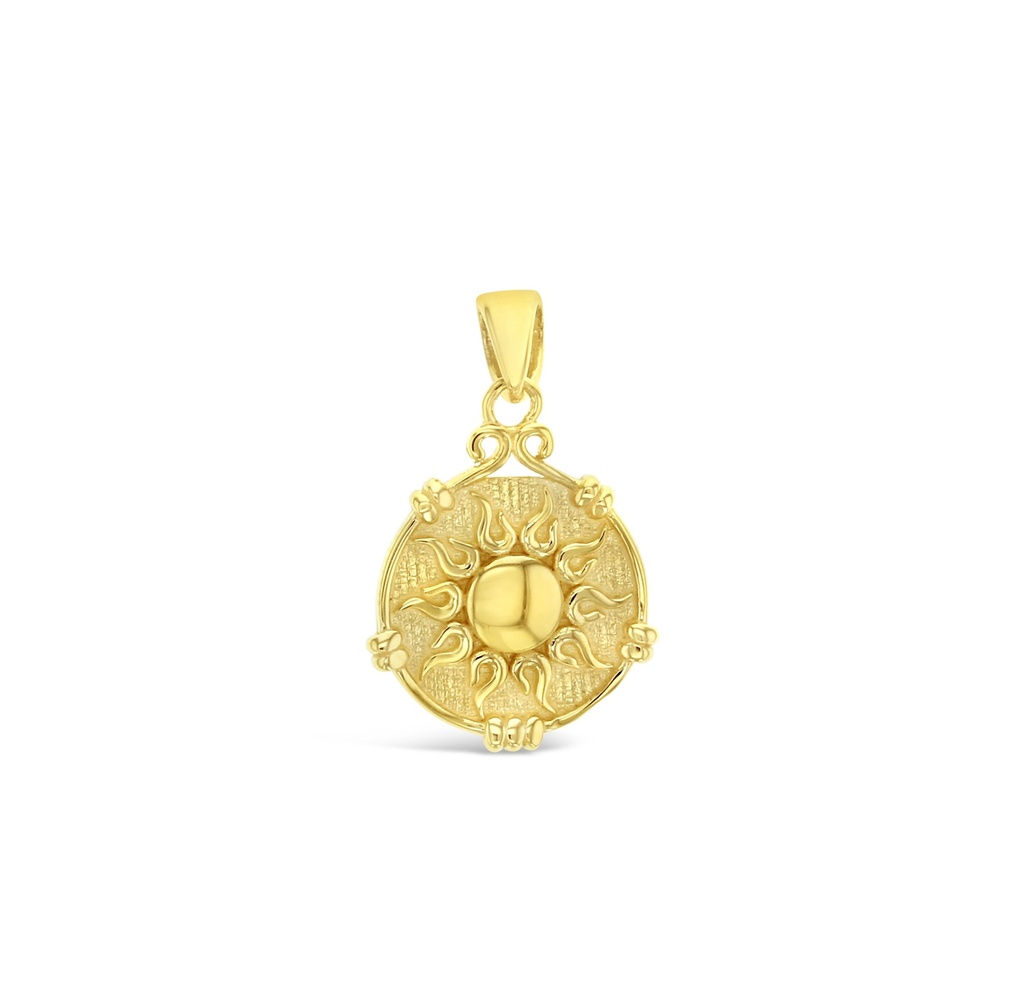 9Y SUN DISC PENDANT