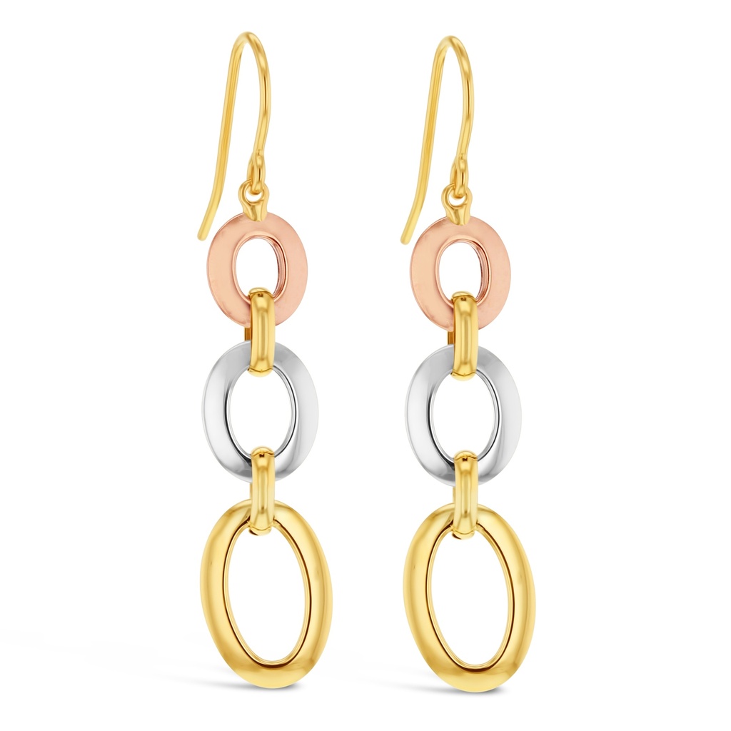 ### 9YWR OVAL DROP EARRING