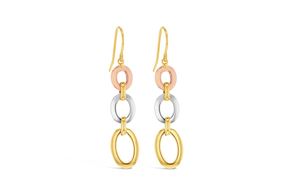 9YWR OVAL DROP EARRING