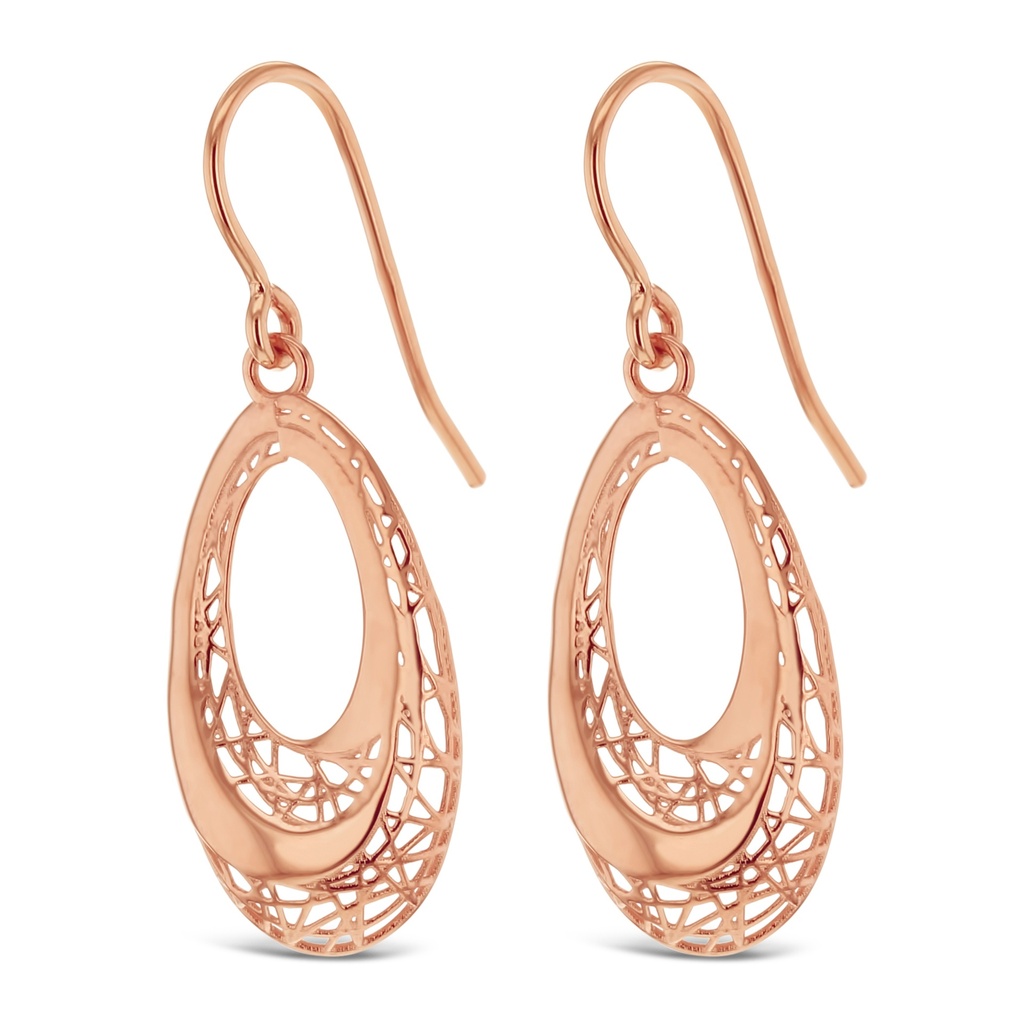 ## 9R FILIGREE OPEN OVAL DROP
