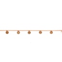 ### 9R SMALL HANGING DISC BRACELET