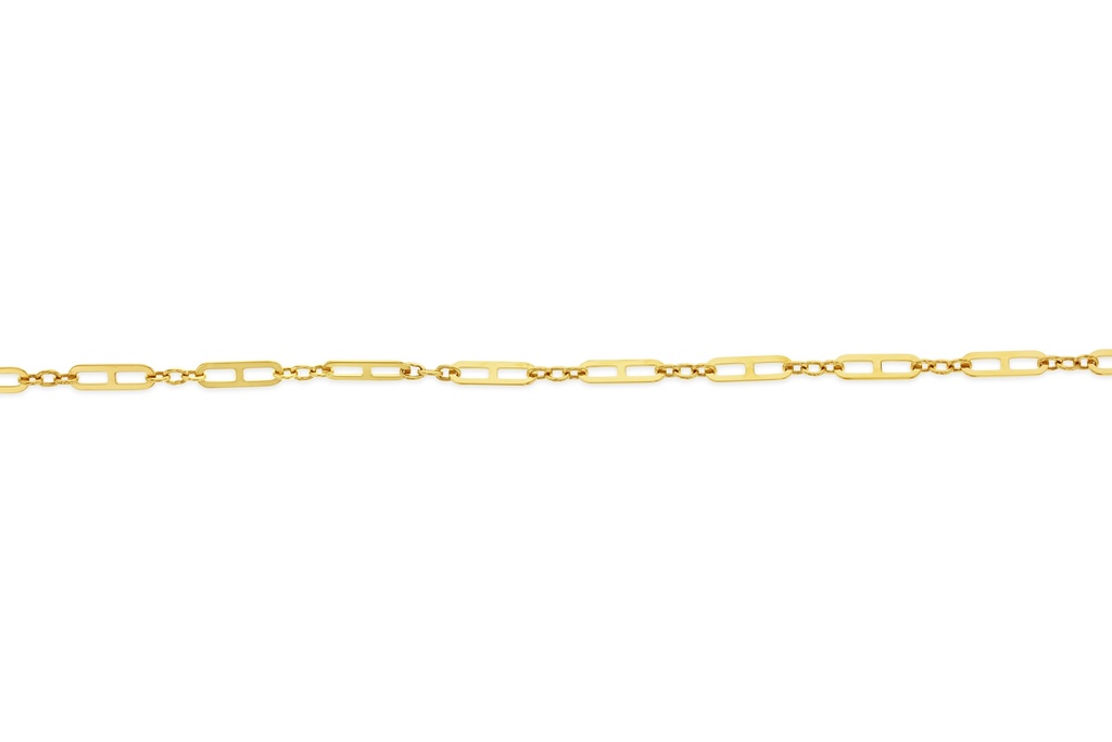 9Y OPEN BAR LINK BRACELET