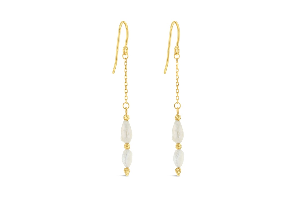 9Y PEARL DROP EARRING