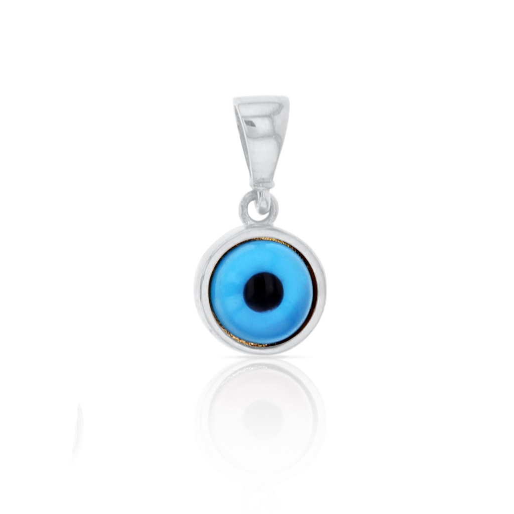 9W PLAIN ROUND EVIL EYE PENDAN