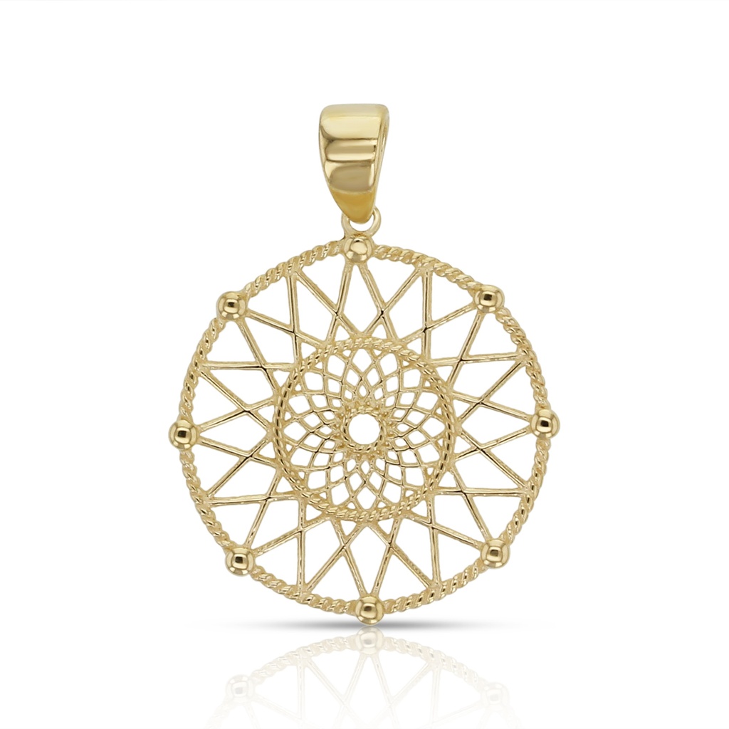 ## 9Y SUN DREAMCATCHER PENDANT