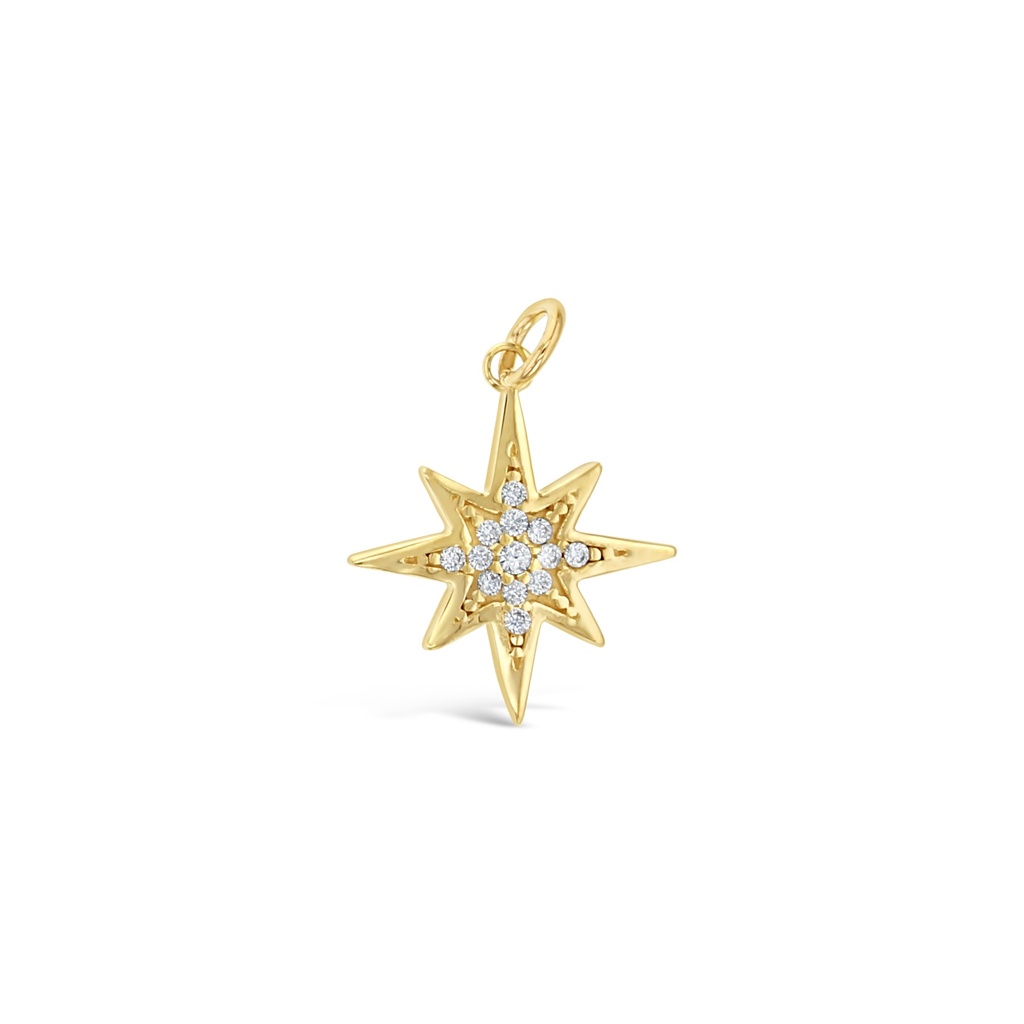 9Y CZ STAR PENDANT