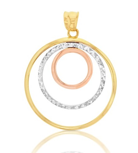 9YWP 22MM CIRCLE PENDANT