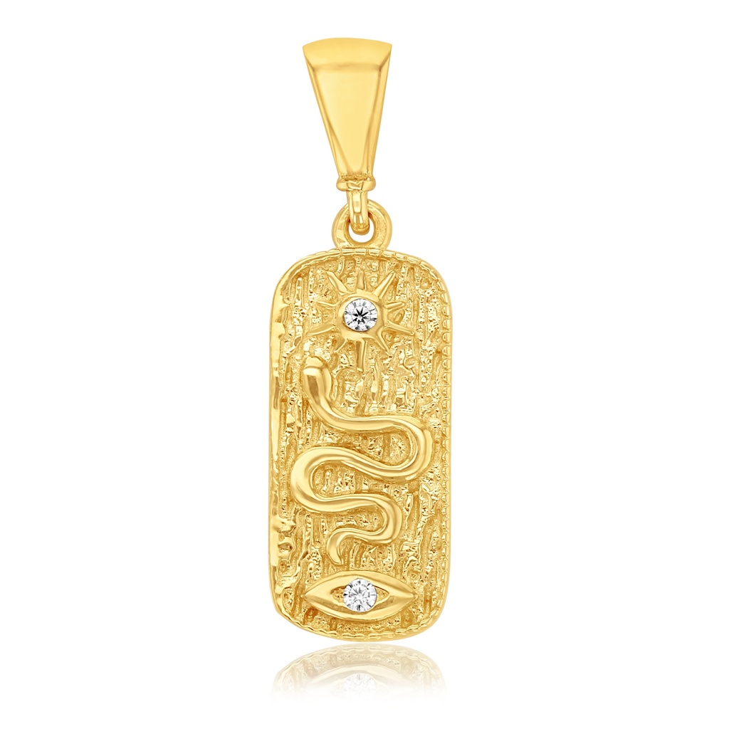 9Y ANCIENT MEDALLION CZ SET