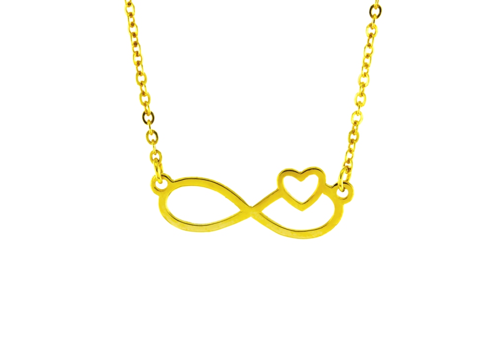 INFINITY W/ HEART ON CCAH30 CHAIN