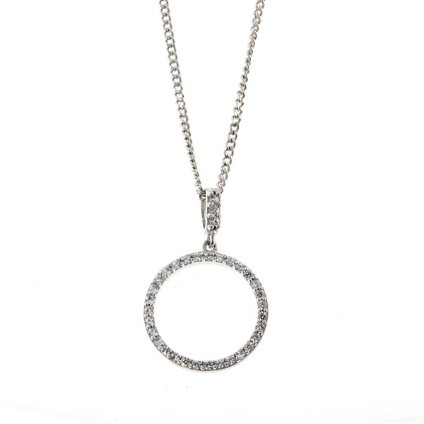 9W CZ SET CIRCLE OF LIFE PENDA