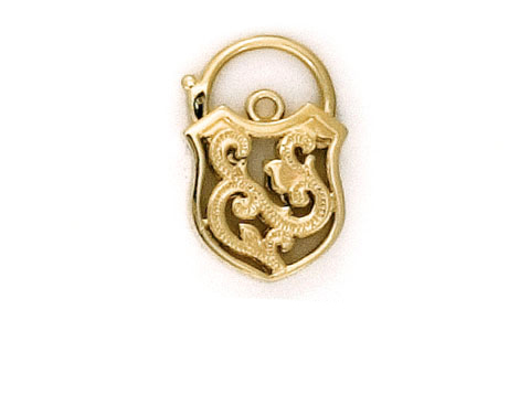 FILIGREE SHIELD PADLOCK 22MM