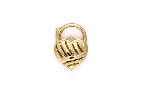 FANCY OPEN STRIPED PADLOCK 16MM