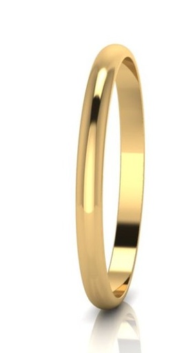 [SGOD7] SOLID D SHAPE 7MM BANGLE