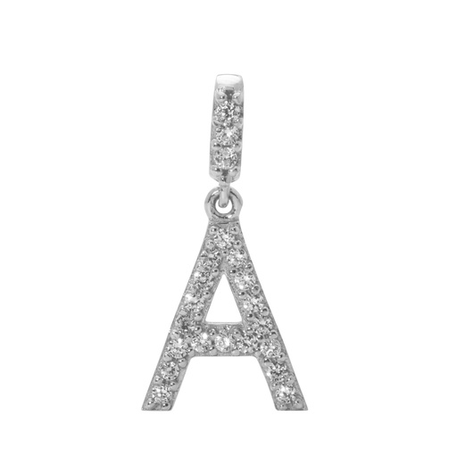 9CT CZ SET INITIALS