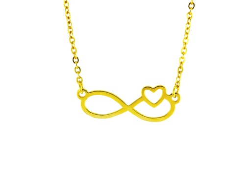 INFINITY W/ HEART ON CCAH30 CHAIN